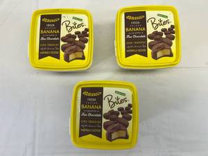 3x 9.5oz Frozen Chocolate Covered Banana Bites