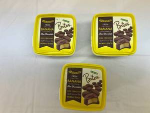 3x 9.5oz Frozen Chocolate Covered Banana Bites