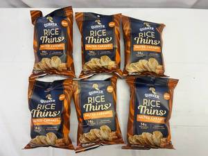 6x2.5oz Quaker Rice Thins-Salted Carmel