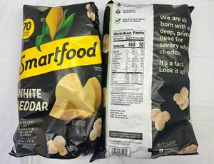 2x 1.1lbs Smart Food White Cheddar Popcorn