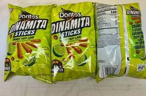 3x 9oz Doritos Dinamita Sticks-Tangy Fiery Lime