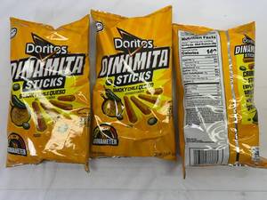 3x 9oz Doritos Dinamita Sticks-Smokey Chile Queso