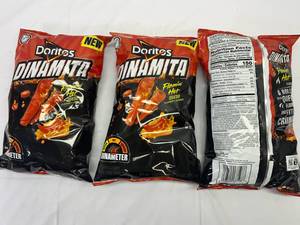 3x 9oz Doritos Dinamita Sticks-Flamin Hot Queso