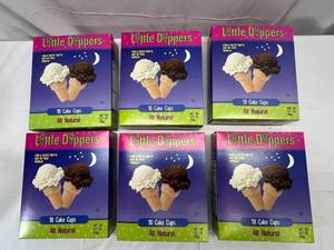 6x 18 Cones Little Dippers Ice Cream Cones