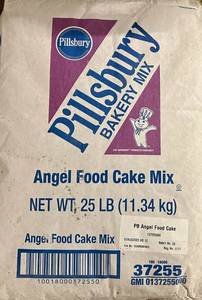 25lb Bag Pillsbury Angel Food Cake Mix