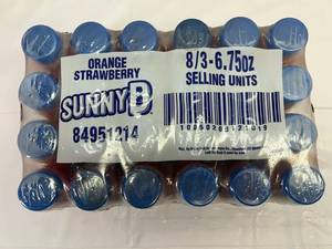 24 bottles SunnyD Orange Strawberry Drink