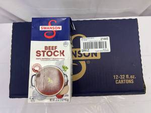 12x 32oz Swanson Beef Stock