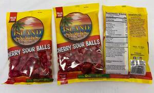 3x 9oz Cherry Sour Balls