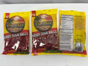 3x 9oz Cherry Sour Balls
