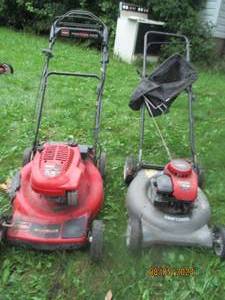 Toro and Craftsman push lawnmowers ...