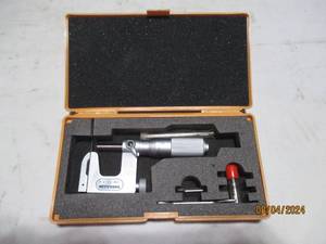 Mitutoyo 0-1 .0001 multi anvil un...