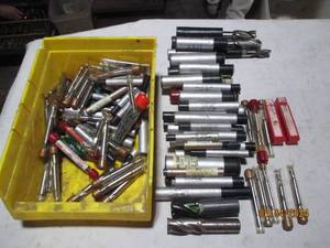 Huge lot of machinist end mill cutt...