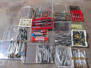 Large variety of machinist end mill...