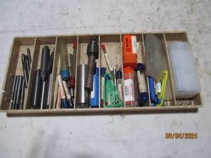 Assortment of machinist end mill fl...