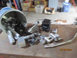 Bucket of stainless and aluminum sc...