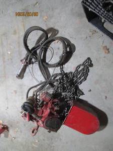 1000lb Power Vane chain hoist with ...