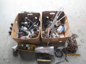 (2) box lot of scrap tools and supp...