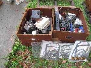 (2) box lot of assorted lawn mower ...