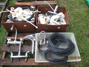 Large lot of PVC and plumbing suppl...