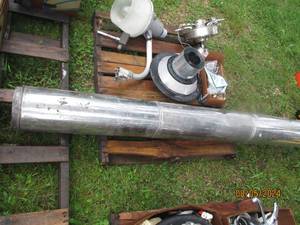 Insulated vent pipe with exhaust to...