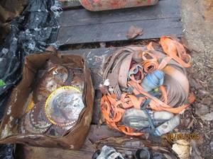Tow ropes and ratchet straps...