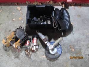 Pneumatic grinder, mens ice skates...