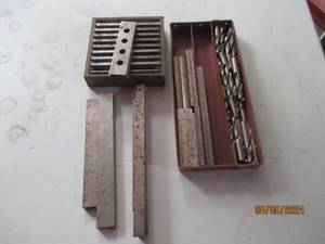Large size drill bits and metal mac...