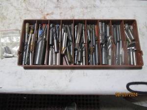 Compartmentalized tray of machinist...