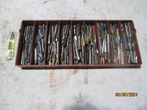 Compartmentalized tray of machinist...