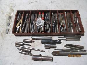 Compartmentalized tray of machinist...