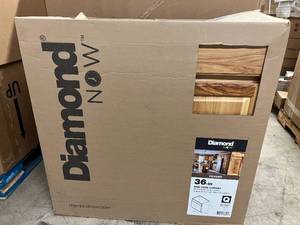 Diamond Now Denver 36in Sink Base Cabinet