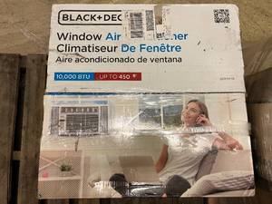 BLACKDECKER 10,000 BTU Window Air Conditioner with Dehumidifier