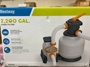 Bestway 2,200 Gallon Sand Filter for Above Ground Pool