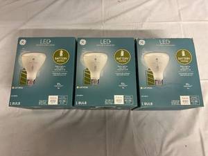 3 GE LED Soft White Light Bulbs