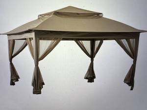 Sunjoy 11 x 11 Temporary Pop-Up Portable Gazebo with Netting