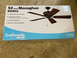 52in Monaghan 3-Speed Ceiling Fan