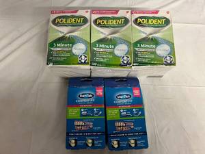 2 Dental Guards and 3 Packs of Denture Cleaner