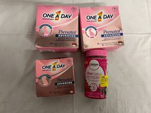 4 Packs of Womens One a Day Prenatal Supplements