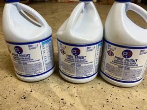 3 Gallons of Pure Bright Germicidal Bleach