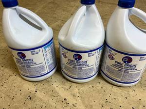 3 Gallons of Pure Bright Germicidal Bleach