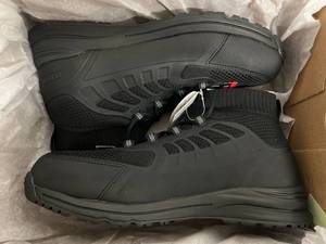 Brahma Black Steel Toe Boots - Size 10.5