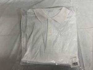 5 White Clique Polo Shirts - Size XL