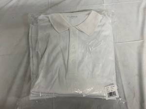 5 White Clique Polo Shirts - Size XL