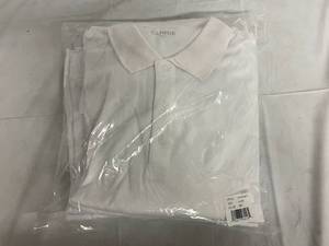 5 White Clique Polo Shirts - Size XL