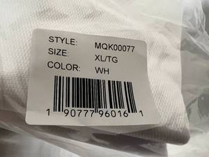 5 White Clique Polo Shirts - Size XL