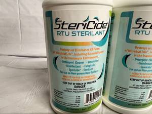 4 Bottles of SteriCide RTU Sterilant