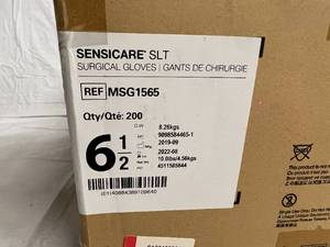 4 x 50ct Boxes of Sensicare Surgical Gloves - Large