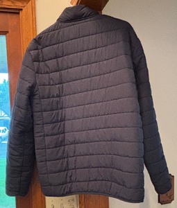 Navy Blue Puffer Coat by Voyager