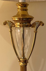 Elegant Brass Floor Lamp