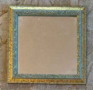 Pair of Golden Accented Mirrors